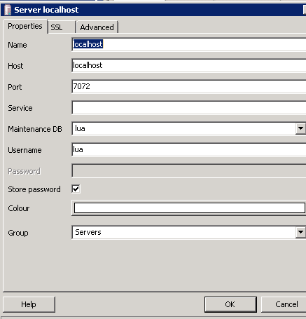 Update table postgresql